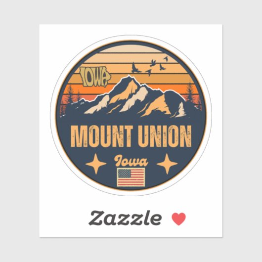 Gewerkschaft, Iowa Aufkleber (Blatt)