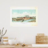 Gewerkschaft Iron Works in San Francisco (1801A) Poster (Küche)