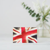 Gewerkschaft Jack Fahne im Wind schweben Visitenkarte (Stehend Vorderseite)