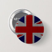 Gewerkschaft Jack Flagge Britische Flagge Button (Vorne & Hinten)