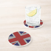 Gewerkschaft Jack Flagge Britische Flagge Sandstein Untersetzer (Seite)