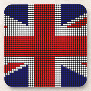 Gewerkschaft Jack Flagge Britische Flagge Untersetzer