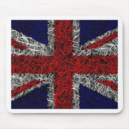 Gewerkschaft Jack Flagge uk patriotisch Mousepad (Vorne)