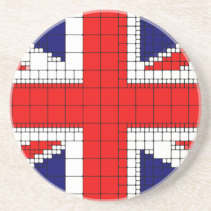 Gewerkschaft Jack Flagge uk patriotisch Sandstein Untersetzer