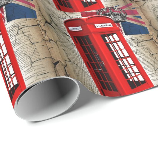 Gewerkschaft Jack Flaggenjubiläum Kronensprechkabi Geschenkpapier (Rolleneckpunkt)