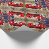 Gewerkschaft Jack Flaggenjubiläum Kronensprechkabi Geschenkpapier (Ecke)