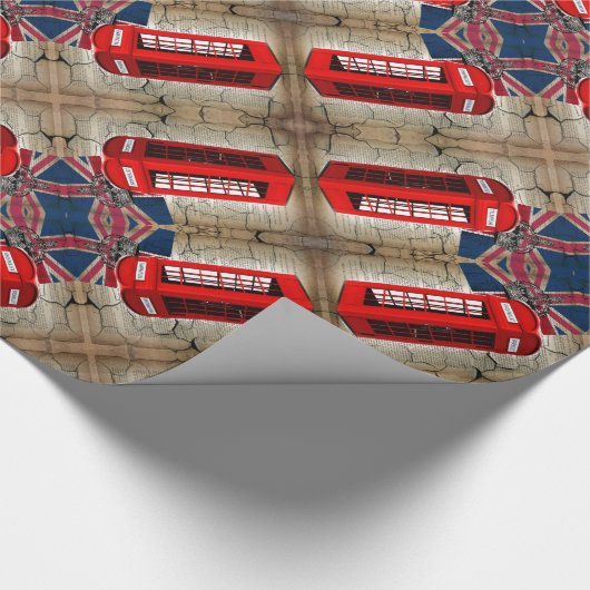 Gewerkschaft Jack Flaggenjubiläum Kronensprechkabi Geschenkpapier (Ecke)