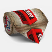 Gewerkschaft Jack Flaggenjubiläum Kronensprechkabi Krawatte (Gerollt)