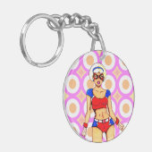 GEWERKSCHAFT JACKIE - die Schlüsselanhänger (Vorderseite links)