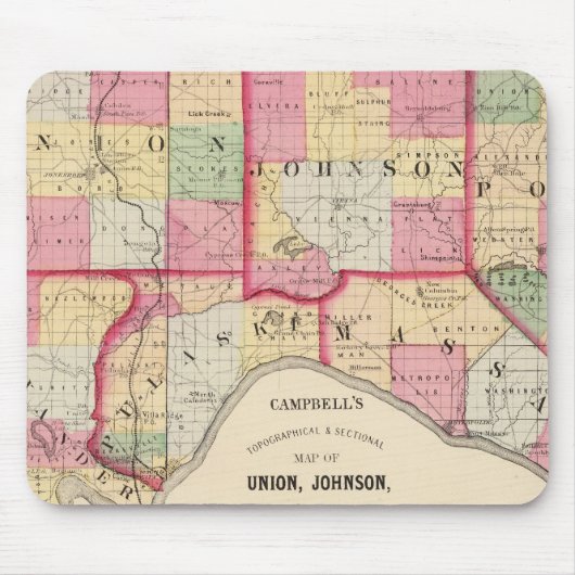 Gewerkschaft, Johnson, Alexander, Pulaski Mousepad (Vorne)
