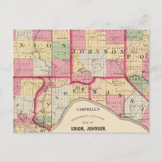 Gewerkschaft, Johnson, Alexander, Pulaski Postkarte (Vorderseite)