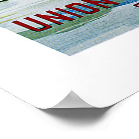 Gewerkschaft Line of New Zealand Poster (Ecke)