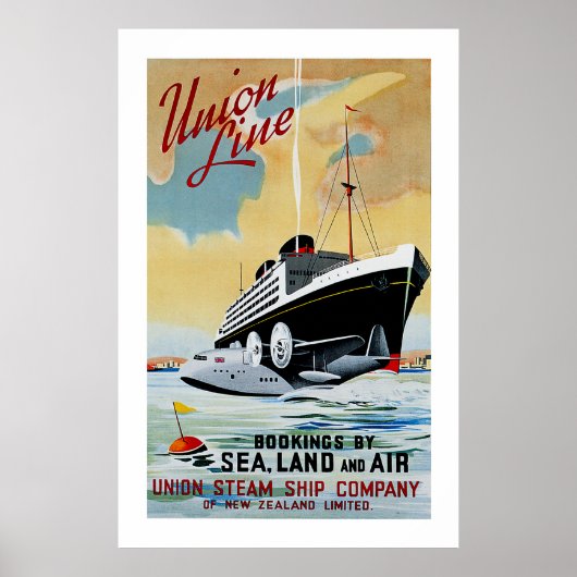 Gewerkschaft Line of New Zealand Poster (Vorne)