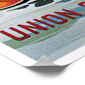 Gewerkschaft Line Steamship Ocean Liner Poster (Ecke)