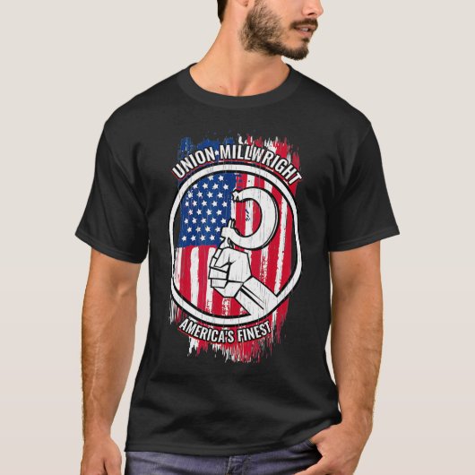Gewerkschaft Millwright Shirt American Mens Gesche (Vorderseite)