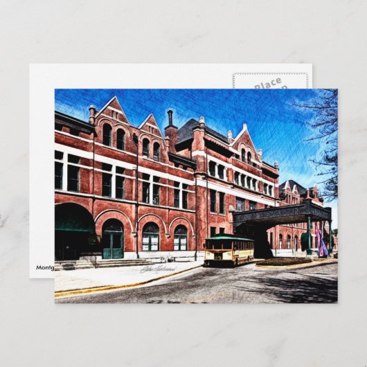 Gewerkschaft Montgomery - Montgomery, Alabama Postkarte (Vorne/Hinten)