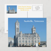 Gewerkschaft Nashville Postkarte (Vorne/Hinten)