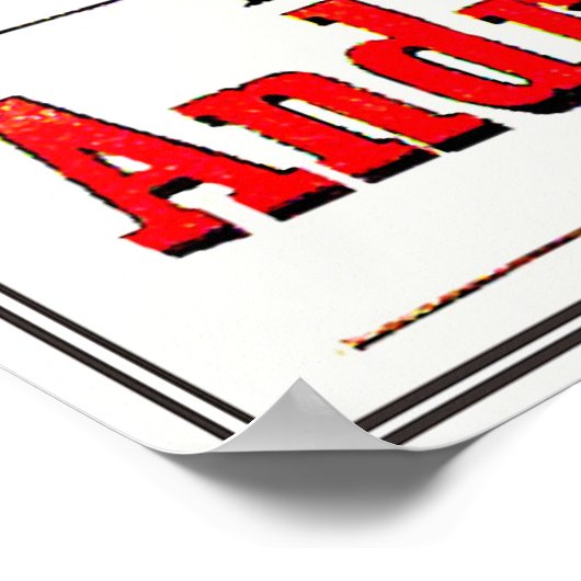 Gewerkschaft Nominierung - Plakat (Ecke)