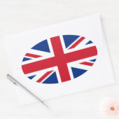 Gewerkschaft Ovaler Aufkleber (Umschlag)