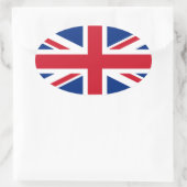 Gewerkschaft Ovaler Aufkleber (Tasche)