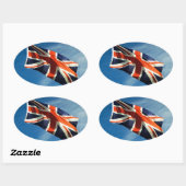 Gewerkschaft Ovaler Aufkleber (Blatt)