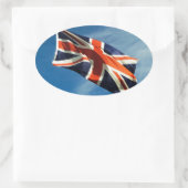 Gewerkschaft Ovaler Aufkleber (Tasche)