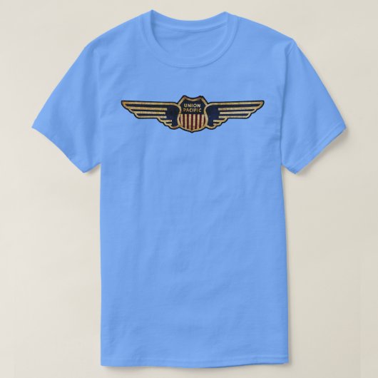 Gewerkschaft Pacfic Railroad Wings T-Shirt (Design vorne)