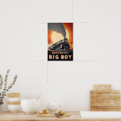 Gewerkschaft Pacific Big Boy Vintag Train Poster (Küche)
