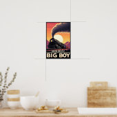 Gewerkschaft Pacific Big Boy Vintag Train Poster (Küche)