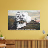 Gewerkschaft Pacific Freight Train View Leinwanddruck (Insitu (Wohnzimmer))