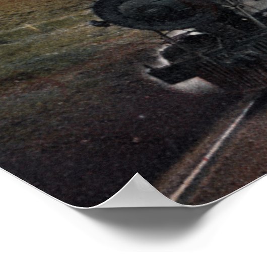 Gewerkschaft Pacific Freight Train View Poster (Ecke)