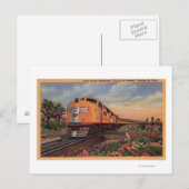 Gewerkschaft Pacific Railroad "City of Los Angeles Postkarte (Vorne/Hinten)