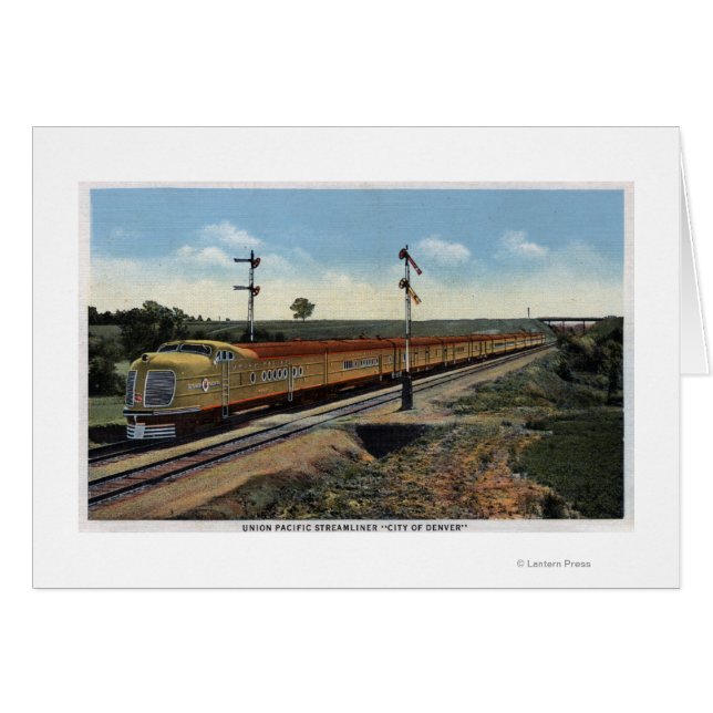 Gewerkschaft Pacific Streamliner "City of Denver" (Vorderseite (Horizontal))