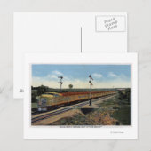 Gewerkschaft Pacific Streamliner "Stadt Denver" Postkarte (Vorne/Hinten)