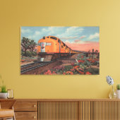 Gewerkschaft Pacific Train, City of L.A. Leinwanddruck (Insitu (Wohnzimmer))