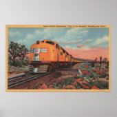 Gewerkschaft Pacific Train, City of L.A. Poster (Vorne)