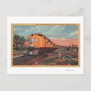 Gewerkschaft Pacific Train, City of L.A. Postkarte