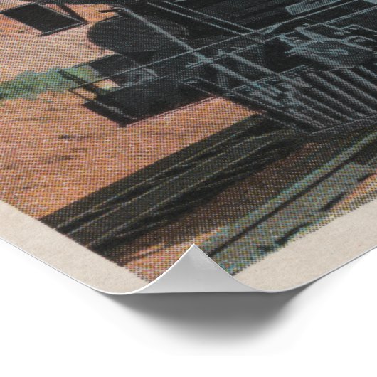 Gewerkschaft Pacific Train, Echo Canyon, Utah Utah Poster (Ecke)