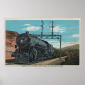 Gewerkschaft Pacific Train, Echo Canyon, Utah Utah Poster (Vorne)
