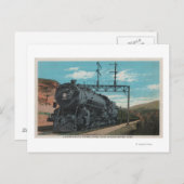 Gewerkschaft Pacific Train, Echo Canyon, Utah Utah Postkarte (Vorne/Hinten)