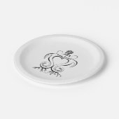 Gewerkschaft-Papierplatte Pappteller (Schrägansicht)