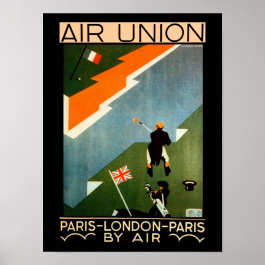 Gewerkschaft ~ Paris-London-Paris durch Air Poster (Vorne)