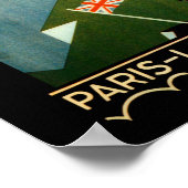 Gewerkschaft ~ Paris-London-Paris durch Air Poster (Ecke)