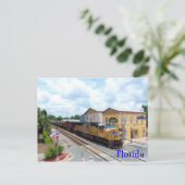 Gewerkschaft Pazifischer Gelbzug Motor Postkarte (Stehend Vorderseite)