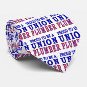 GEWERKSCHAFT PLUMBER KRAWATTE (Gerollt)