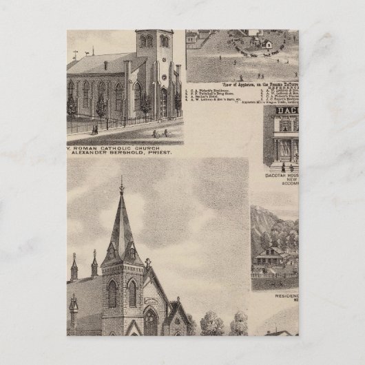 Gewerkschaft Presbyterian, Minnesota Postkarte (Vorderseite)