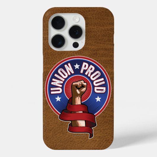 Gewerkschaft Proud Case-Mate iPhone Hülle (Rückseite)
