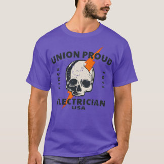 Gewerkschaft Proud Electrician seit 1971 T-Shirt