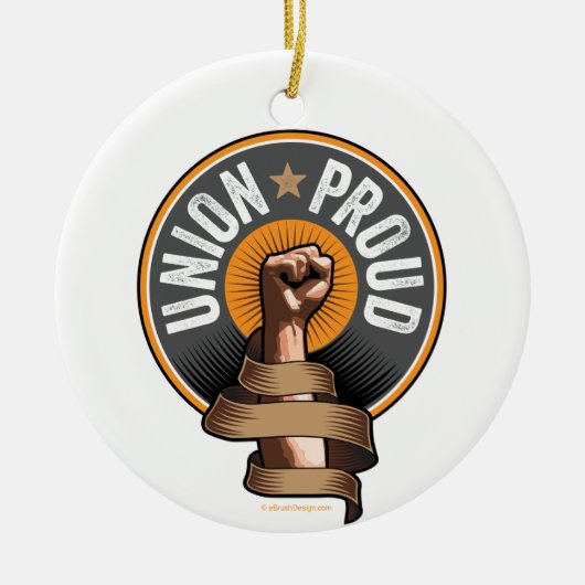 Gewerkschaft Proud Keramik Ornament (Vorne)