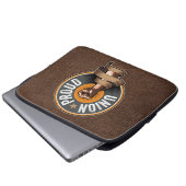 Gewerkschaft Proud Laptopschutzhülle (Vorne Knopf)